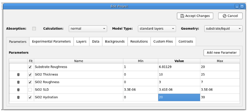 Add parameters to the tutorial project